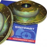 Coppia dischi freni anteriori  ventilati Britpart Performance (FTC902)